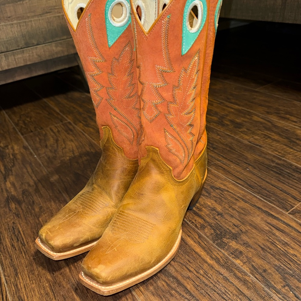 Justin Lorena 13” Women’s Western Boot Sunflower Tan Size 11
